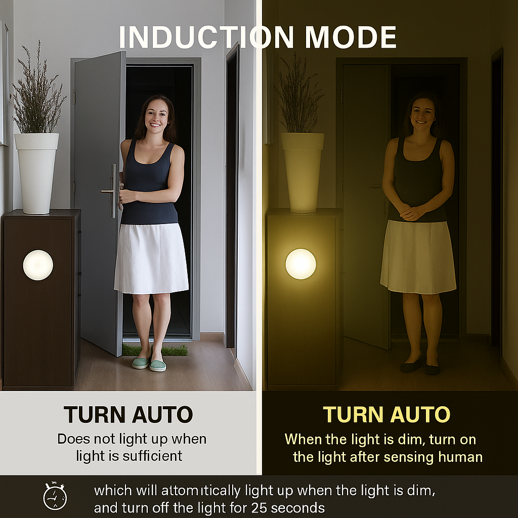 Motion sensor night light